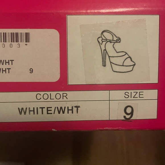 White Pleaser Heels - Picture 2 of 5